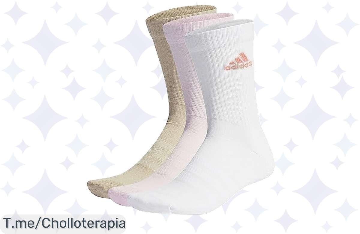 ¡Oferta loca! Calcetines adidas super cómodos a precio de chiste, ¡aprovecha ya!