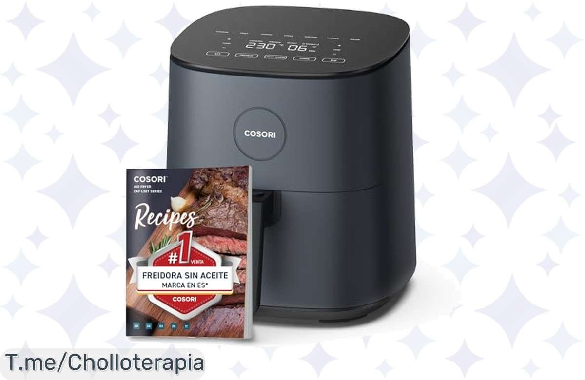 ¡Oferta loca! Freidora de aire COSORI 4,7L a precio de amigo, cocina sano al toque