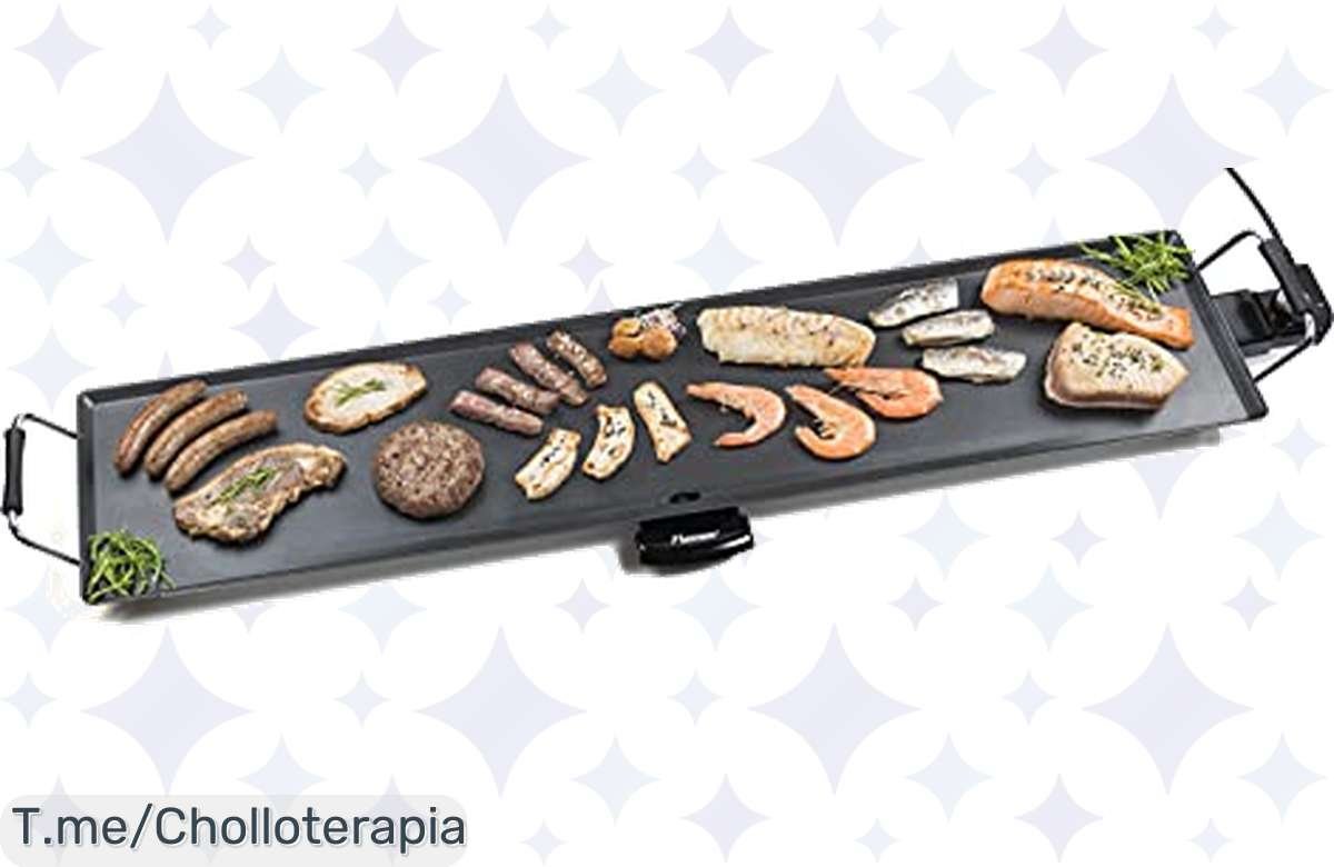 ¡Oferta loca: Plancha eléctrica gigante, barata y fácil de limpiar!