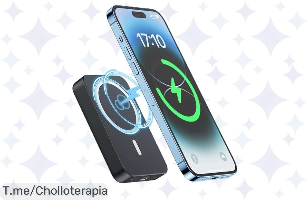¡Ofertón Power Bank 10000mAh magnético: Carga rápida 20W a precio ridículo!