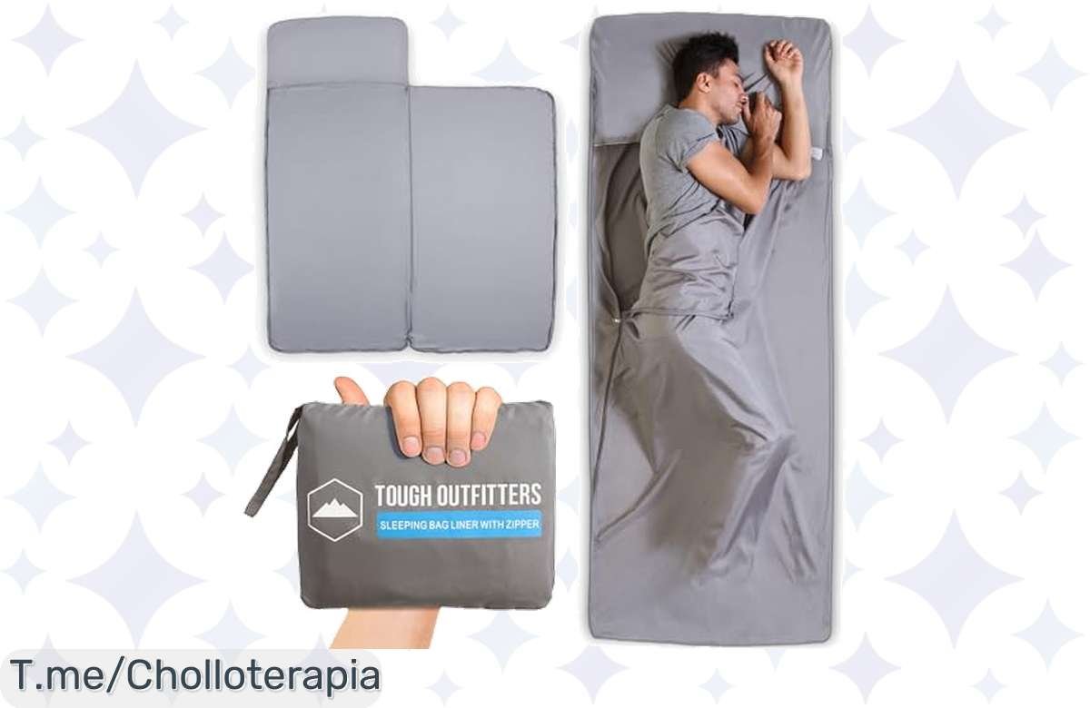 ¡Ofertón! Saco de dormir XL superligero y cómodo, llévatelo ahora y disfruta del campamento ya!