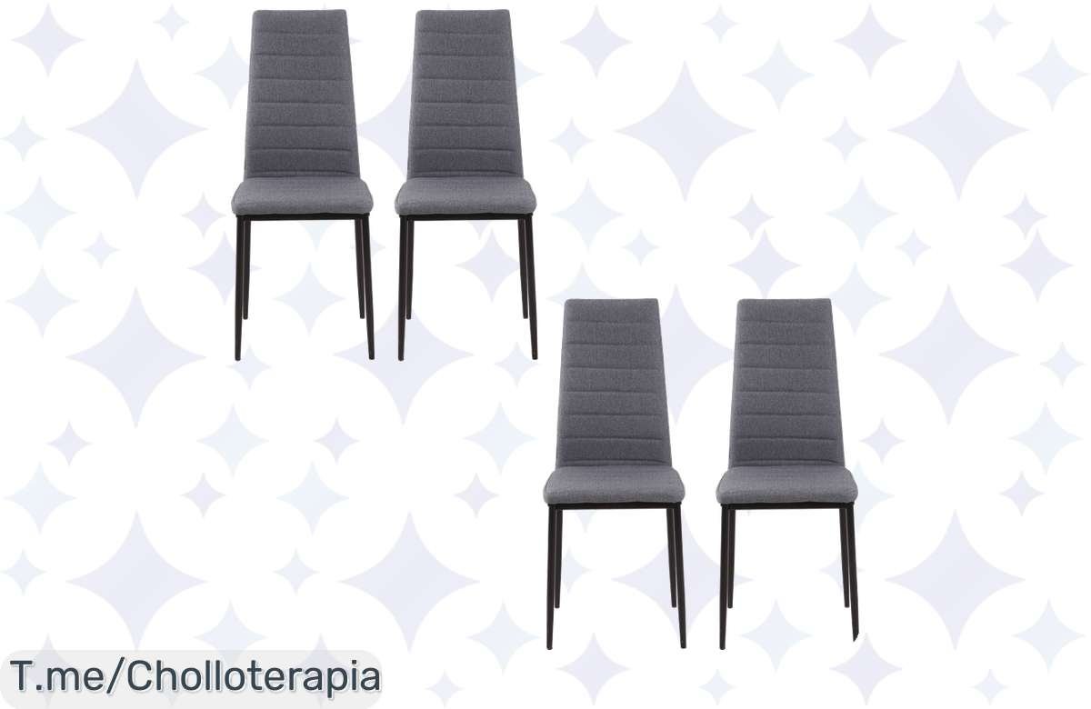 ¡Ofertón de sillas modernas: Llévate 4 por menos!