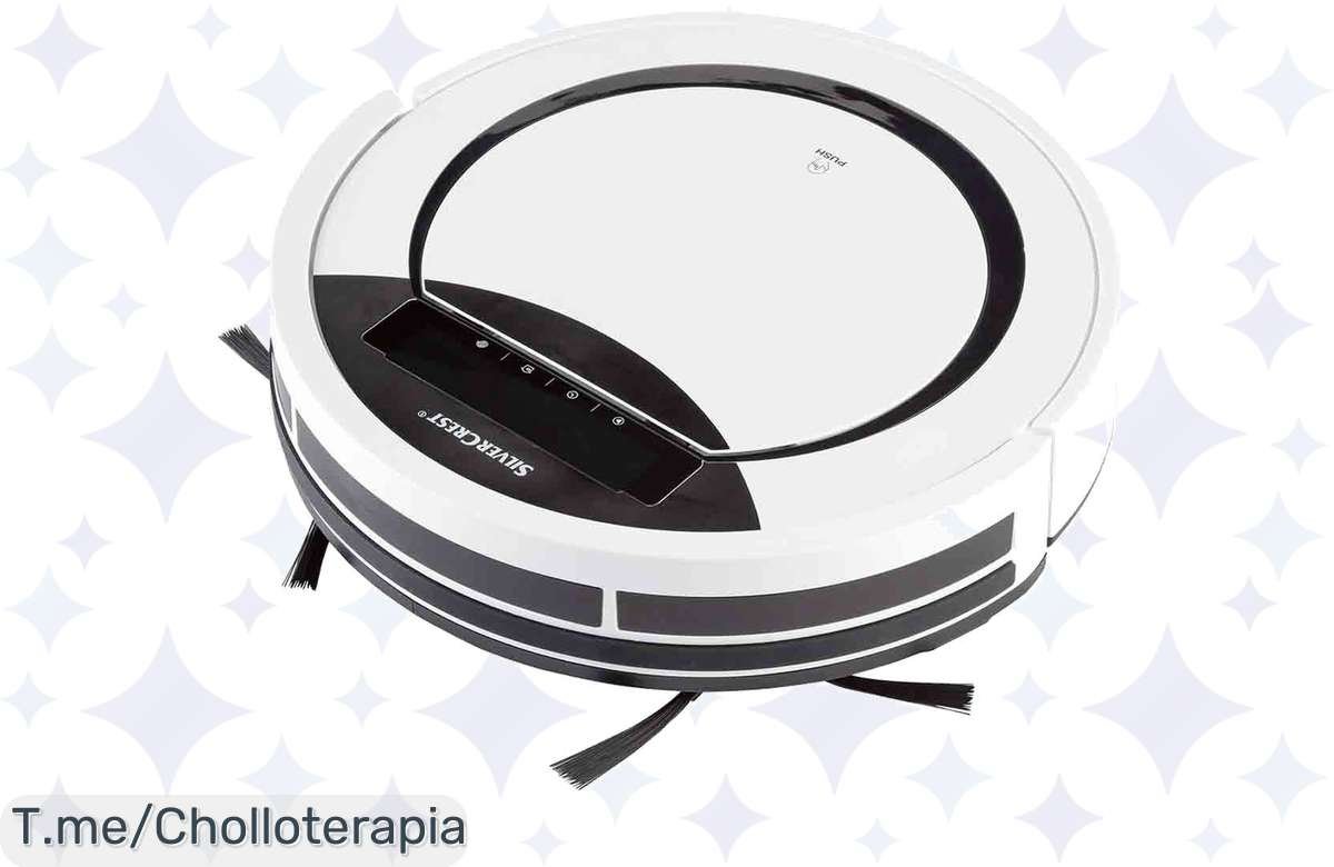 ¡Ofertón del año: Robot aspirador programable con 10 sensores a precio de risa, no te lo pierdas!