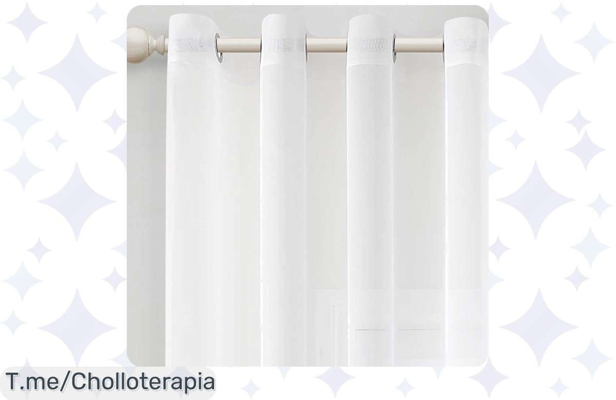 ¡Ofertón en cortinas Oxford! Semitranslúcidas, variedad de colores y precio insuperable ¡Corre!