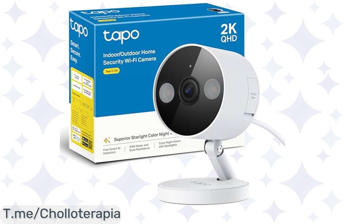 ¡Ofertón en la Tapo C120: Seguridad total en casa a precio de risa!