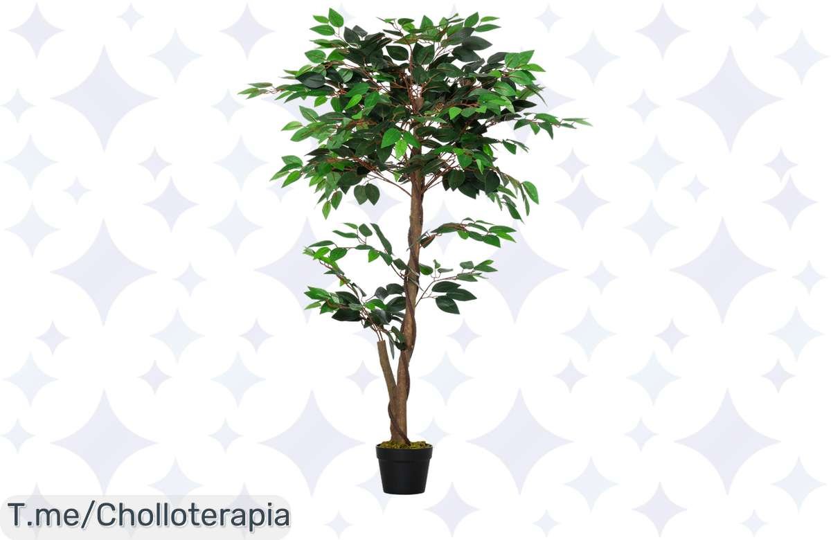 ¡Ofertón explosivo: Árbol de té artificial de 120 cm, decora tu casa por poco!