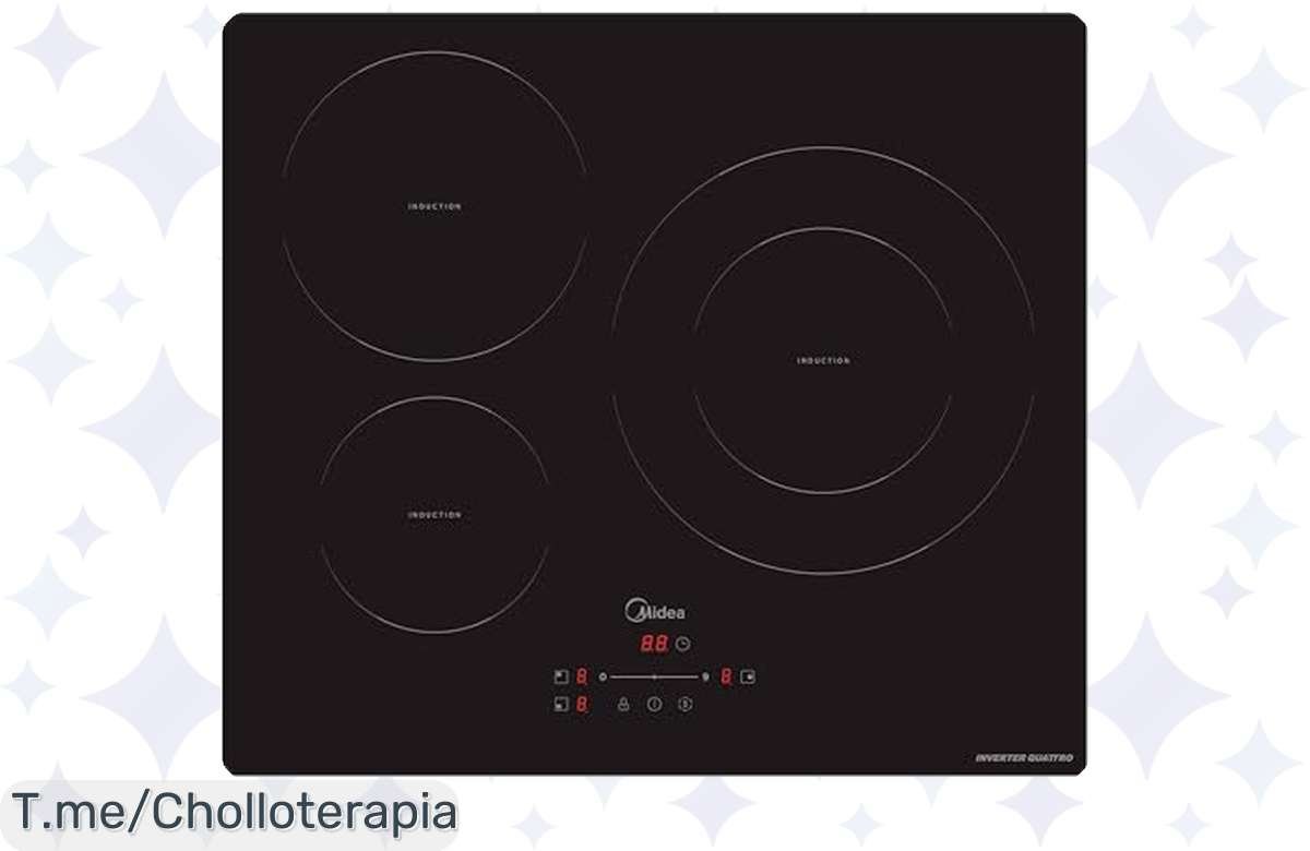 ¡Renueva tu cocina con la MIDEA de 3 fuegos! Prepárate para cocinar como un chef profesional.