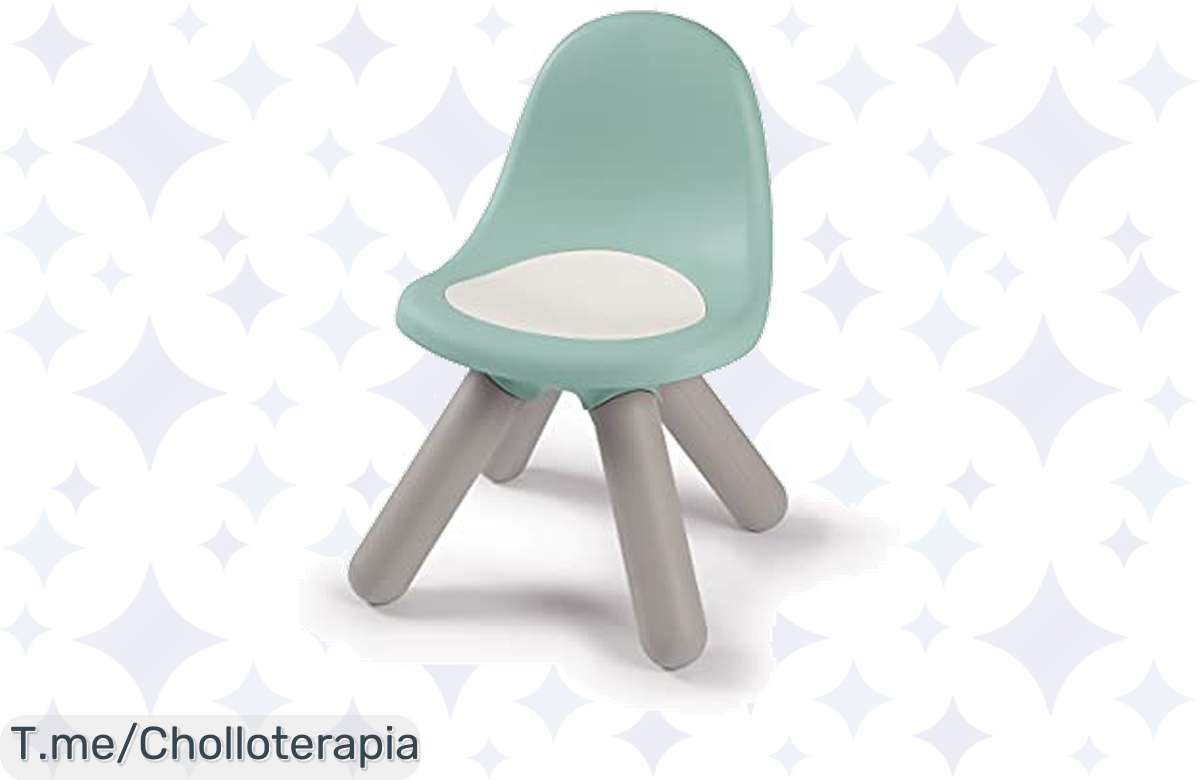 ¡Silla Infantil Verde Salvia: Perfecta para Aventuras en Casa y Jardín! Corre, Que Vuelan!