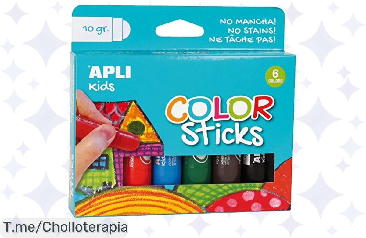 ¡Témperas APLI Kids: Secado Exprés y Cero Manchas! ¡Haz Volar la Imaginación de tus Peques!