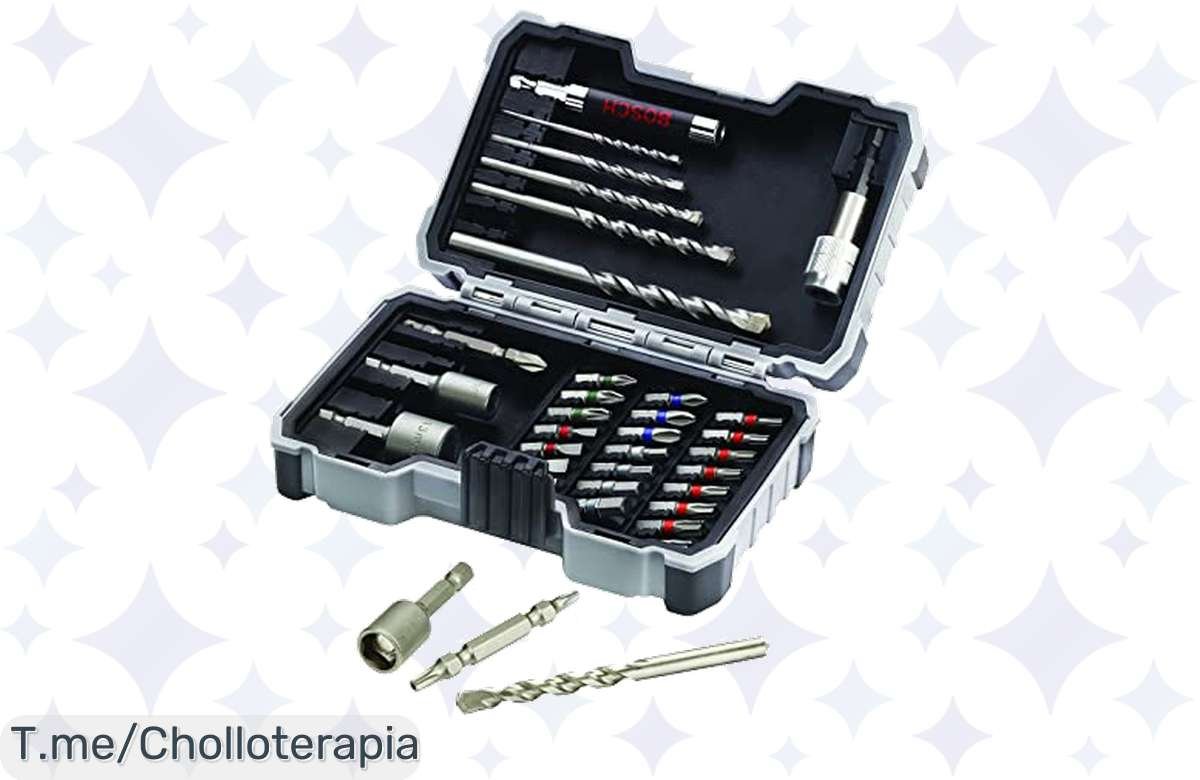 ¡Transforma Tu Caja de Herramientas con el Set de Brocas y Puntas Bosch! ¡No Esperes Más!