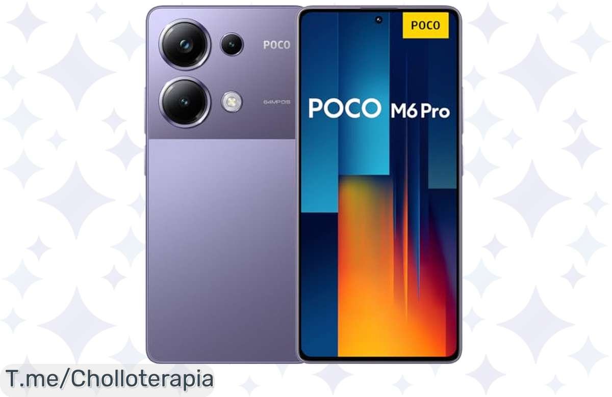 ¡Xiaomi Poco M6 Pro tirado de precio: 8+256GB y pantalla brutal!