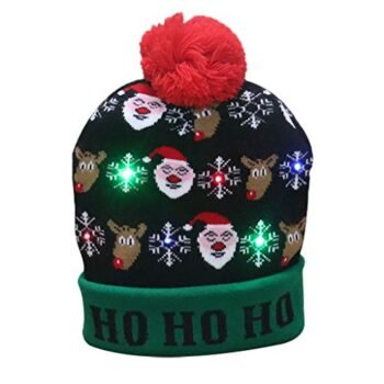 Aprovecha el ofertón: Gorro navideño unisex con luces a mitad de precio, un super chollo que iluminará tu Navidad ¡Compra ahora antes de que se agoten!