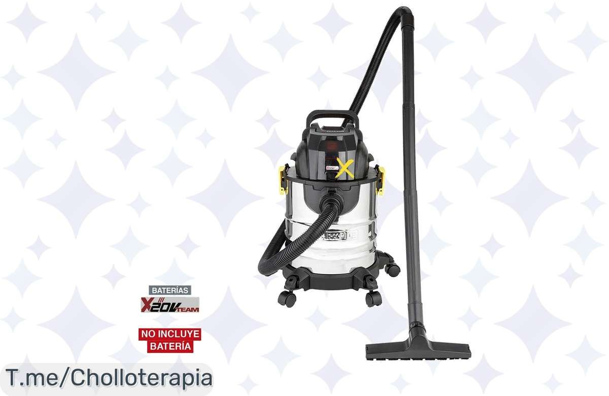 Aprovecha el ofertón del aspirador recargable 20 V, ligero y versátil para limpieza rápida. ¡Descuento brutal y stock limitado! Compra ahora antes de que se agote.