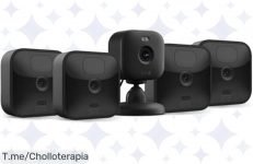 Aprovecha este super chollo: 4 cámaras Blink Outdoor y Mini con visión nocturna en color y 2 años de autonomía Seguridad total a un precio loco, ¡compra ya antes de que se acabe!