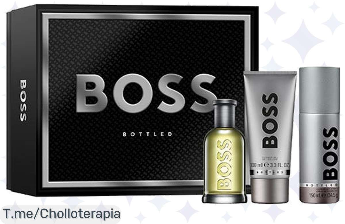 Atrapa el Chollo del Año: Estuche Boss Bottled para Hombre a un precio loco, ¡siente la elegancia y conviértete en el centro de todas las miradas! Oferta limitada, ¡no la dejes escapar!