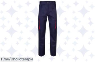 Atrapa el chollazo: Pantalón Bicolor Multibolsillos Azul Marino y Rojo Talla 46 a un precio loco, funcional y cómodo, ¡aprovéchalo antes de que se agote!