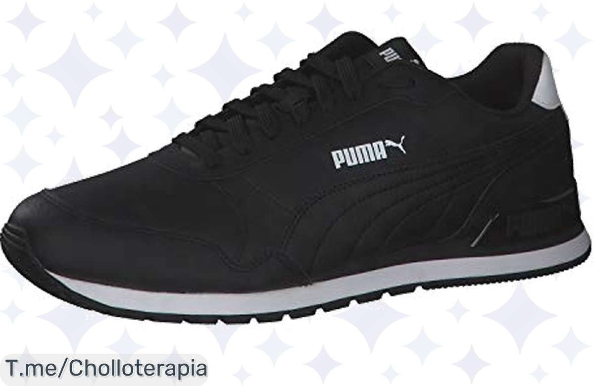 Atrapa el chollazo del momento con PUMA ST Runner v2: comodidad WOW y estilo clásico que arrasa. No dejes pasar este ofertón limitado ¡Compra ahora y siente la diferencia!