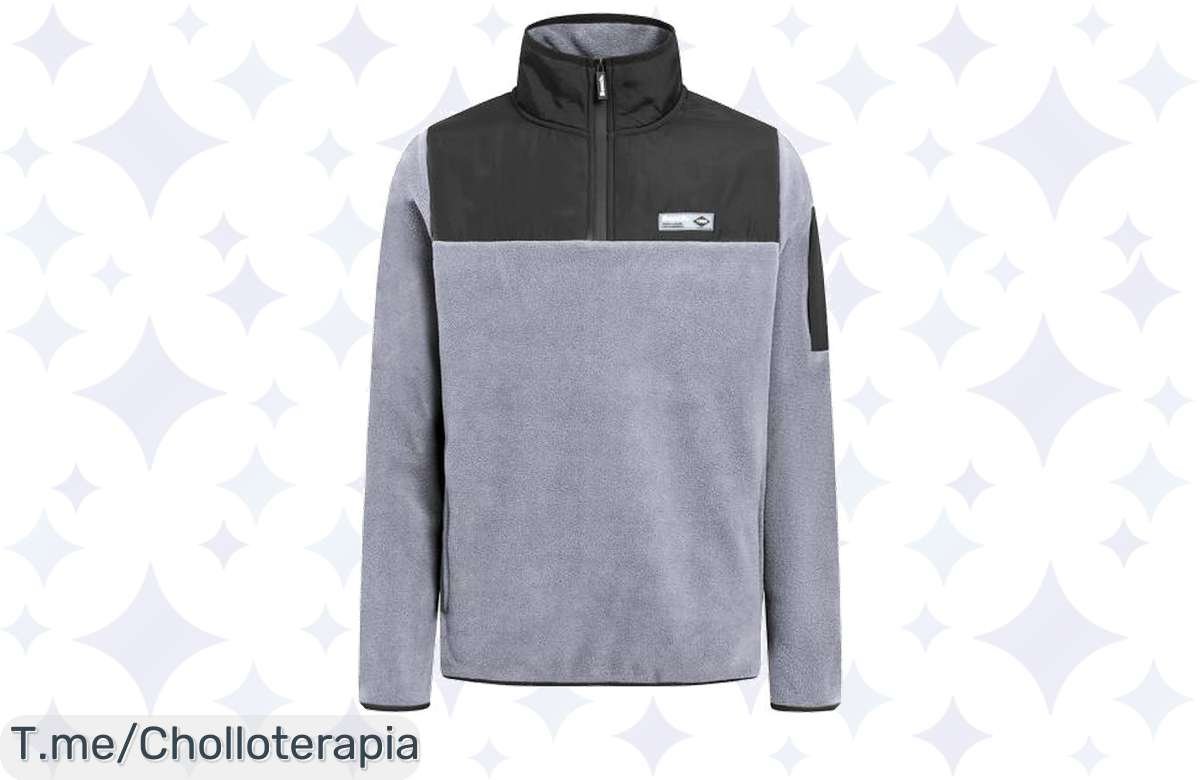 Atrapa el estilo con la Camiseta 1/2 Cremallera de Bench Cullins: un super chollo en gris acero que transformará tu look a un precio loco. ¡Compra ahora antes de que se agote!