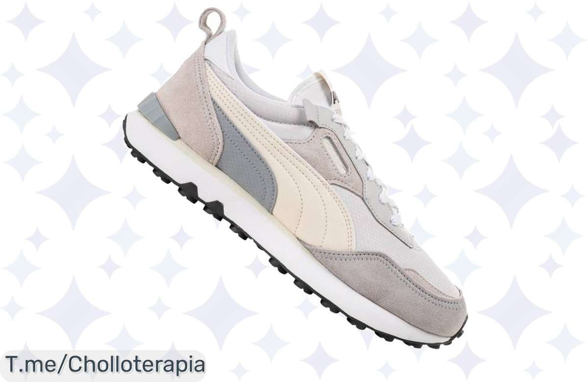 Atrapa el estilo retro con las PUMA Rider FV Future Vintage: un super chollo que eleva tu confianza en cada paso. ¡No dejes pasar esta oferta única, compra ya!