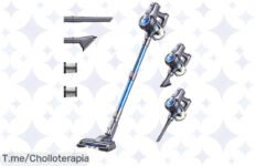 Atrapa el ofertón del año: Greenote Aspiradora sin Cable 6 en 1, potencia y faros LED con 30 minutos de autonomía ¡Apresúrate, el descuento brutal es por tiempo limitado!