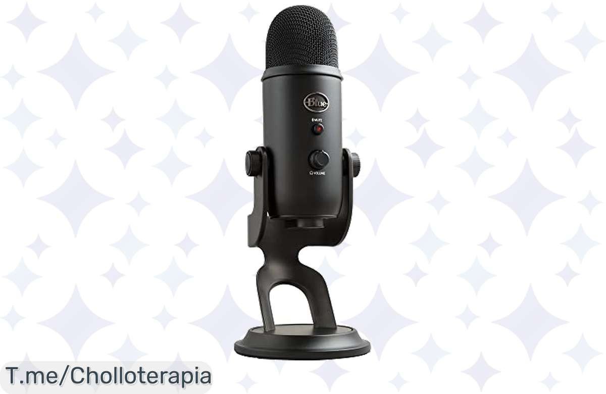 Atrapa el sonido perfecto con el Logitech Blue Yeti a un precio loco: calidad de transmisión y control total de audio. ¡No dejes pasar este ofertón limitado, actúa ya!