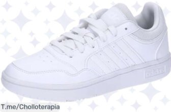 Atrapa el super chollo de Adidas Hoops: Zapatillas cómodas y duraderas para niños con tracción increíble ¡Oferta limitada, no dejes pasar este ofertón!