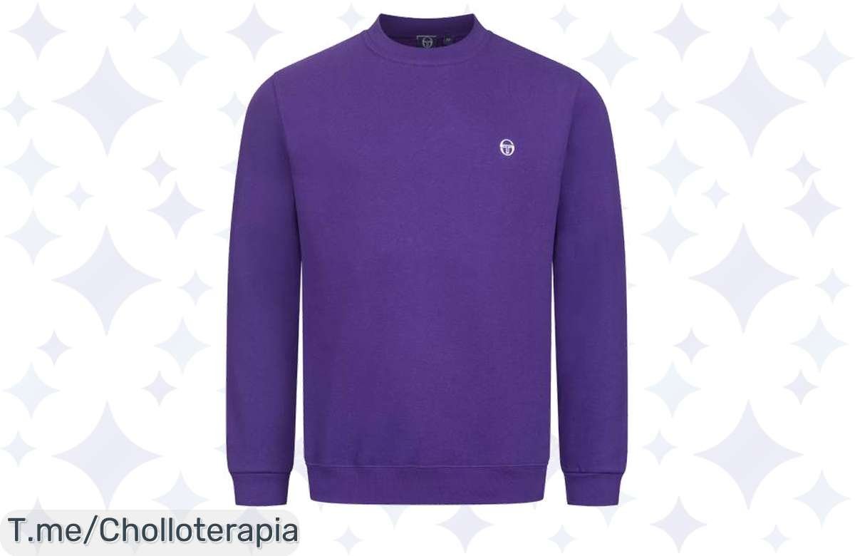 Atrapa el super chollo de la sudadera Sergio Tacchini Crew Sweat Iconic, estilo icónico y comodidad excepcional que te hará destacar. ¡Compra ya antes de que se agote!