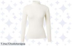 Atrapa el super chollo de la temporada: suéter elegante con cuello alto, comodidad única y caída de precio espectacular ¡Compra ahora antes de que se agoten!