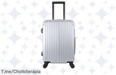 Atrapa el super chollo del momento: Maleta Trolley ABS con 4 ruedas, ideal para viajar con estilo ¡Descubre esta oferta única y llévatela antes de que se agote!