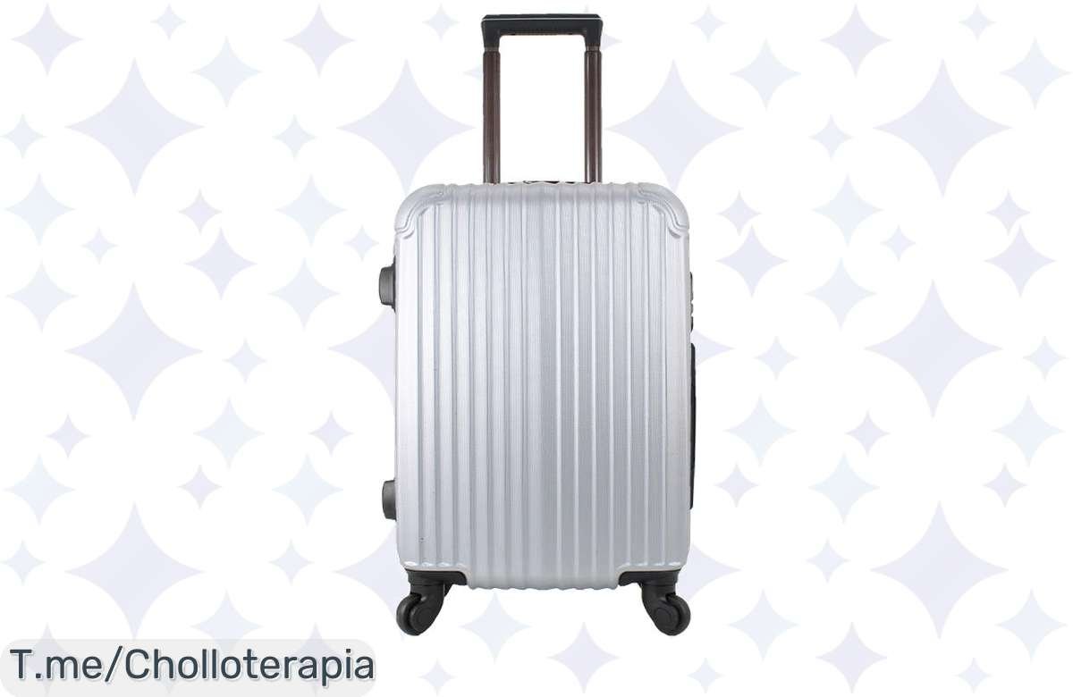 Atrapa el super chollo del momento: Maleta Trolley ABS con 4 ruedas, ideal para viajar con estilo. ¡Descubre esta oferta única y llévatela antes de que se agote!