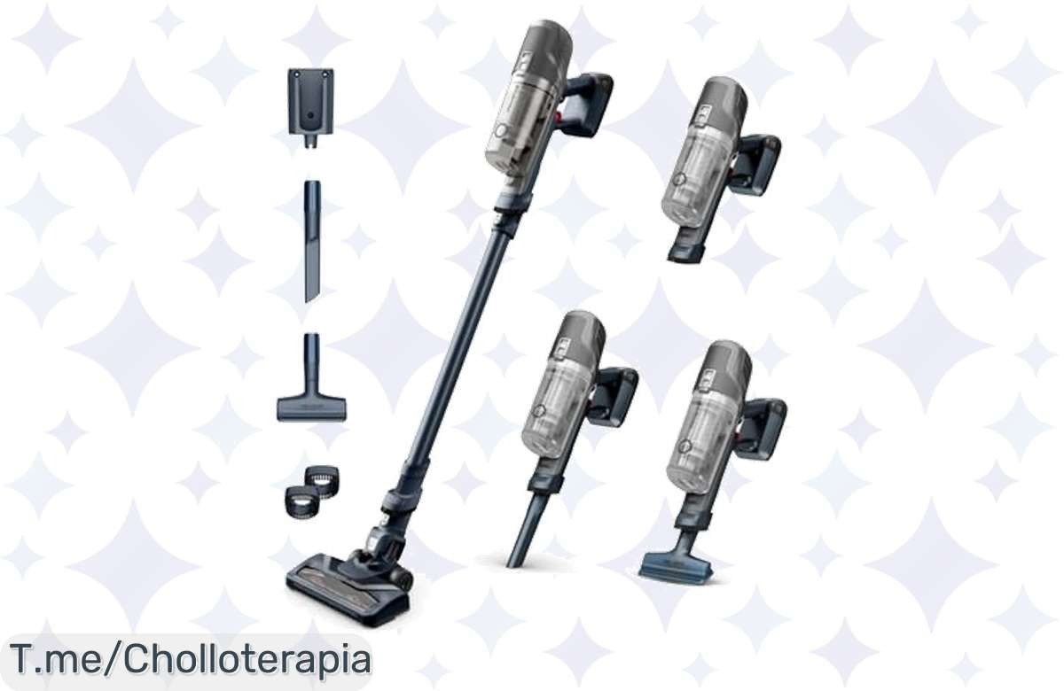 Atrapa este ofertón: Aspiradora Rowenta XPert 6.60, ligera y potente, con 45 min de succión brutal y luz LED. Solo por tiempo limitado, ¡compra ahora y transforma tu limpieza!
