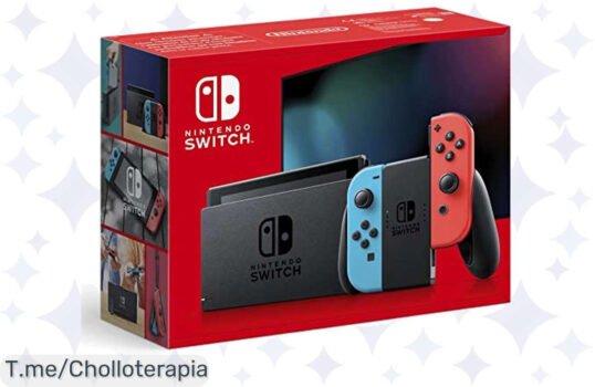 Atrapa la Diversión con la Nintendo Switch Azul-Rojo a Precio Loco ¡Super Chollo para Jugar Donde Quieras! Aprovecha esta Oferta Única y Llévatela Ya Antes de que se Agote