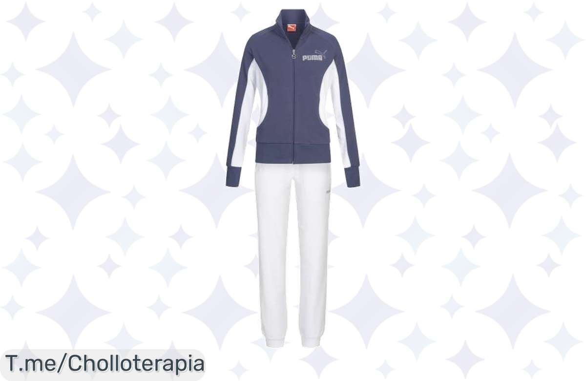 Atrapa la comodidad y el estilo con el PUMA Rib Suit Mujer Chándal, siente la libertad total al ejercitarte y no te pierdas este super chollo, ¡compra ahora antes que se agote!