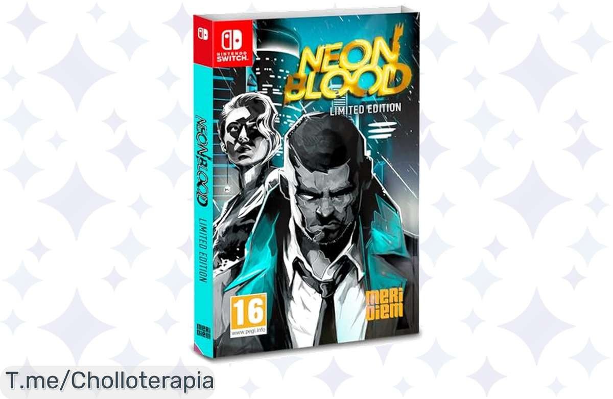 Atrapa la edición limitada de Neon Blood para Nintendo Switch a precio loco y vive gráficos vibrantes en una experiencia de juego única, ¡compra ya antes de que se agote!