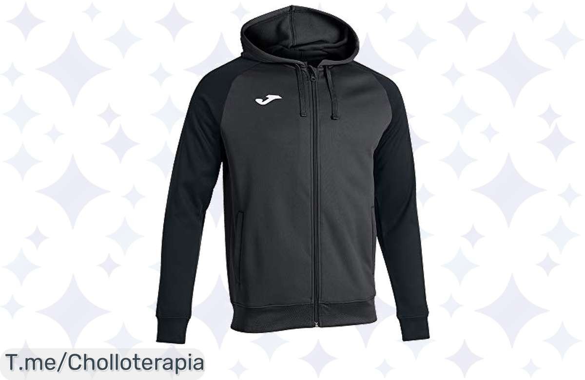 Atrapa tu look con la Joma Academy IV Sudadera con Capucha: estilo único y comodidad total. No dejes pasar este super chollo, ¡compra ahora antes de que se agote!