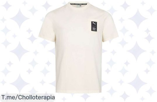 Atrévete a brillar con la PUMA x FIRST MILE Tee, un super chollo de diseño moderno que te hará destacar ¡No esperes más y hazte con la tuya antes de que se agoten!