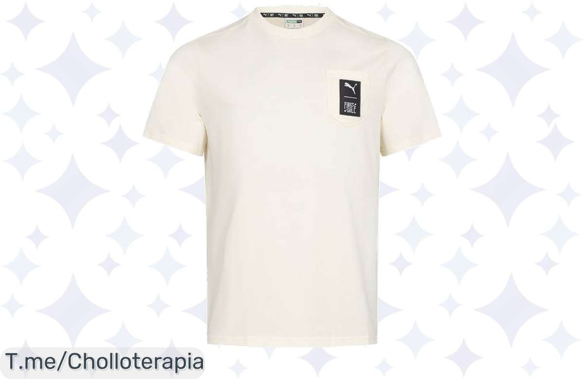 Atrévete a brillar con la PUMA x FIRST MILE Tee, un super chollo de diseño moderno que te hará destacar. ¡No esperes más y hazte con la tuya antes de que se agoten!