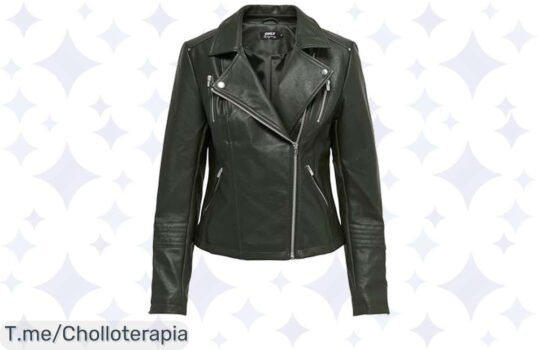 Atrévete a brillar con la chaqueta biker Only, super chollo con estilo único y cómoda, ¡aprovecha este ofertón antes de que se agote!