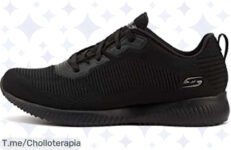 Atrévete a conquistar el mundo con las Skechers Bobs Squad Tough Talk, ¡super chollo de estilo y comodidad! No dejes pasar este ofertón, ¡compra ahora antes de que se agoten!