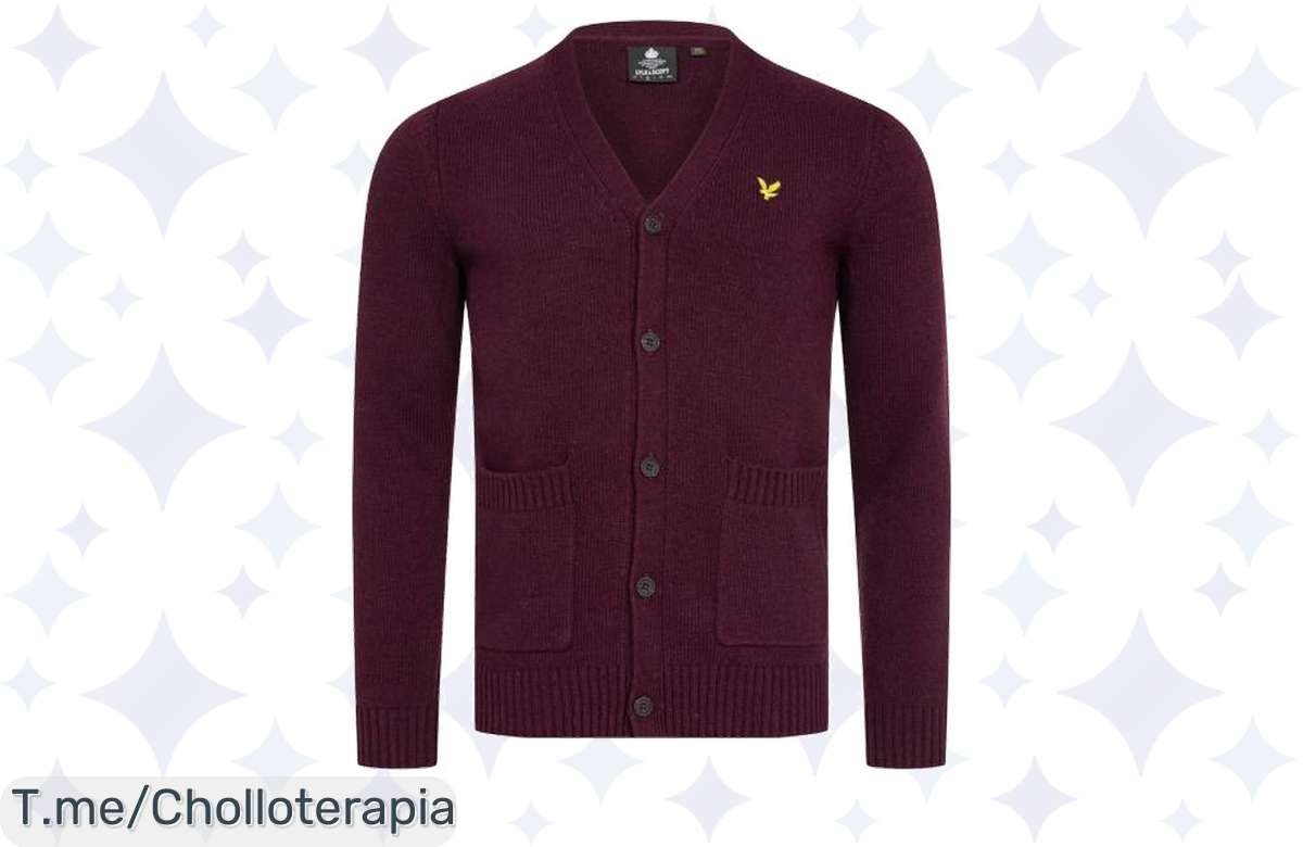 Atrévete a lucir increíble con el cárdigan Lyle y Scott Blend: un super chollo de lana que te brinda suavidad y estilo. ¡Compra ya, quedan muy pocos y no te lo puedes perder!