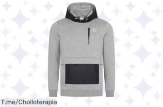 Atrévete a lucir increíble con la PUMA DV Crew! Sudadera moderna y cómoda a un precio loco No esperes más, este ofertón es limitado y no volverá ¡Compra ya y deslumbra!