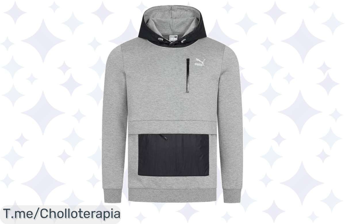 Atrévete a lucir increíble con la PUMA DV Crew! Sudadera moderna y cómoda a un precio loco. No esperes más, este ofertón es limitado y no volverá. ¡Compra ya y deslumbra!