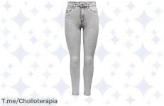 Atrévete a ser el centro de atención con los jeans Onlmila, la cintura alta que resalta tu figura ¡Super chollo por tiempo limitado, no lo dejes pasar!