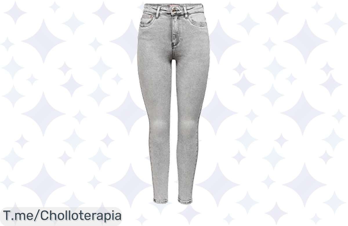 Atrévete a ser el centro de atención con los jeans Onlmila, la cintura alta que resalta tu figura. ¡Super chollo por tiempo limitado, no lo dejes pasar!