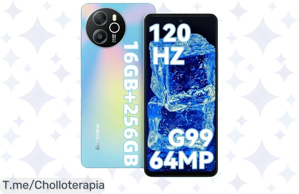 Blackview Smartphone 16GB+256GB a precio loco con cámara de 64MP, ¡no dejes pasar este ofertón y usa el cupón para un descuentazo! ¡Compra ya antes de que se agote!
