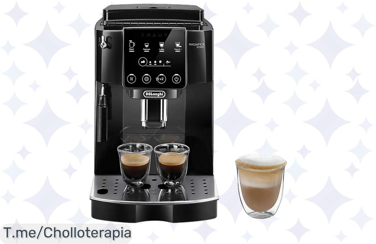 Cafetera De’Longhi Magnifica Start a precio loco: disfruta de café de barista en casa con molinillo integrado y vaporizador. ¡No te quedes sin ella, oferta limitada!
