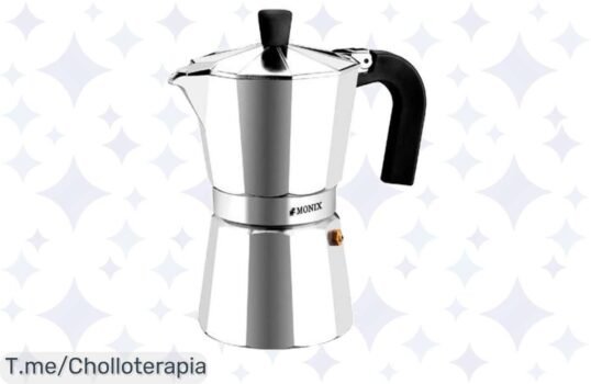 Cafetera Italiana Monix Vitro Express a precio loco: ¡prepara 12 tazas de café como un barista y transforma tus mañanas! Aprovecha este chollo antes de que se agote