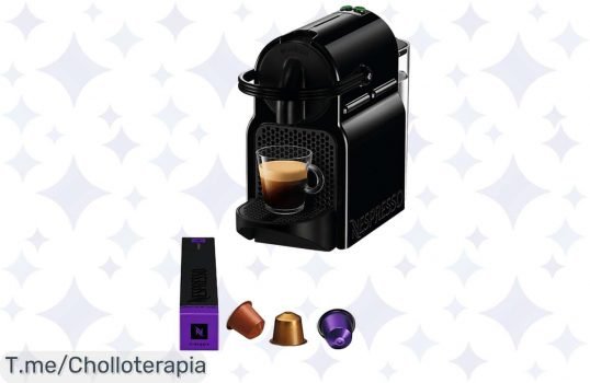 Cafetera Nespresso De'Longhi Inissia a un precio loco: café en solo 25 segundos y un super chollo de 1260W ¡Actúa ya y transforma tus mañanas, oferta limitada!