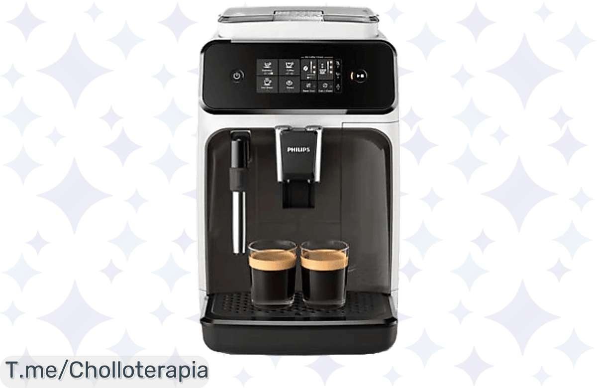 Cafetera Superautomática Philips EP1223/00: Disfruta café de calidad barista en casa por un precio loco. ¡No te quedes sin la tuya, oferta limitada, compra ya!