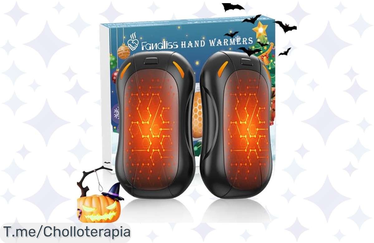 Calentador de Manos Recargable FANDLISS a precio loco: Calor instantáneo en 1 segundo para tus aventuras al aire libre. Oferta limitada, ¡compra ya y siente el calor!